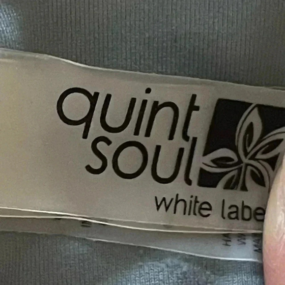 Quint Sol White Label XS Fashion Colours Tri Bikini Top Swim Blue Adjustable - Picture 3 of 6